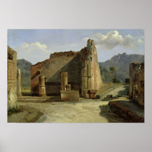 The Forum of Pompeii Poster