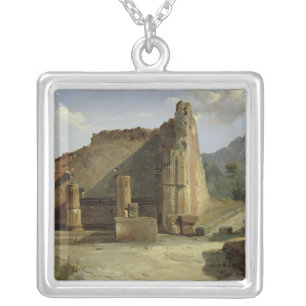 The Forum of Pompeii Silver Plated Necklace