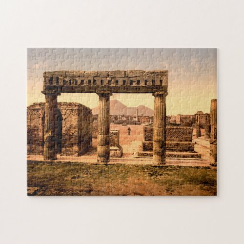 The Forum Pompeii Italy Jigsaw Puzzle