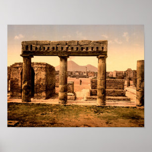 The Forum Pompeii Italy Poster