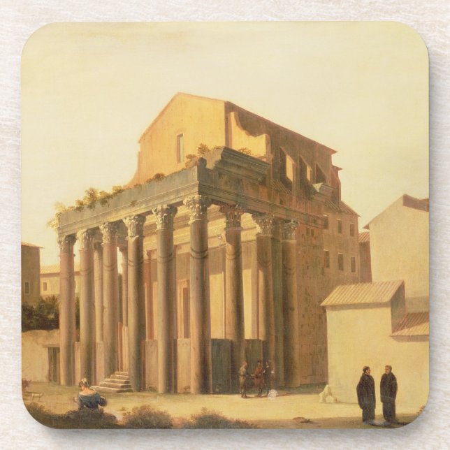 The Forum, Rome Beverage Coaster (Front)