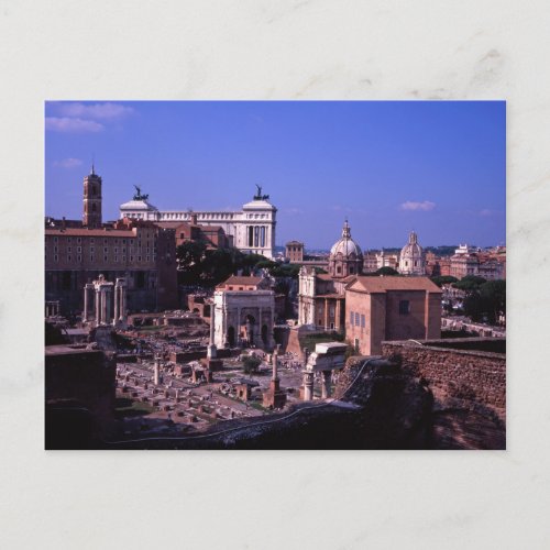 The Forum Rome Postcard