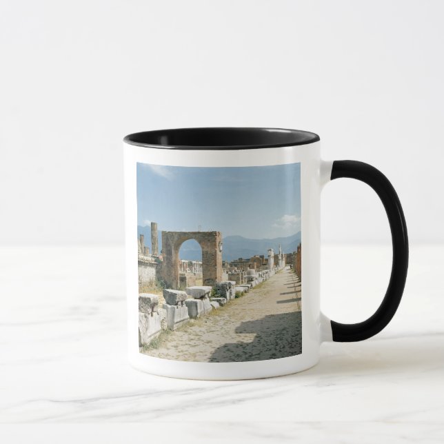 The Forum with the mountains in the background Mug (Right)