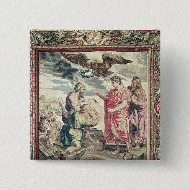 The Founding of Constantinople Button (Front)