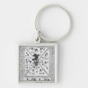 The Founding of Tenochtitlan Keychain