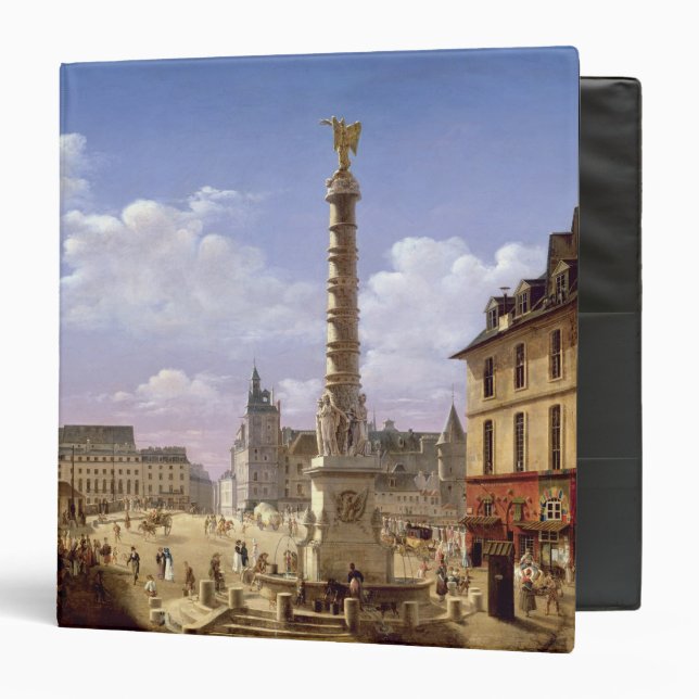 The Fountain in the Place du Chatelet Binder (Front/Inside)