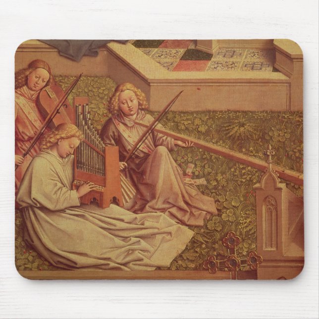 The Fountain of Grace, detail of three angel Mouse Pad (Front)