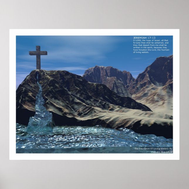 The Fountain Of Living Waters Poster (Front)