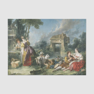The Fountain of Love by Francois Boucher Tissue Paper