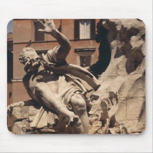 The Fountain of the Four Rivers Mouse Pad
