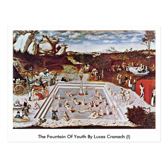 The Fountain Of Youth By Lucas Cranach (I) Postcard