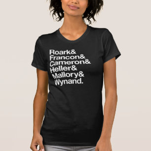 The Fountainhead Last Names T-Shirt