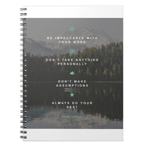 The four agreements notebook