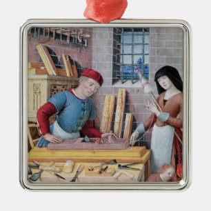 The Four Conditions of Society: Work Metal Ornament