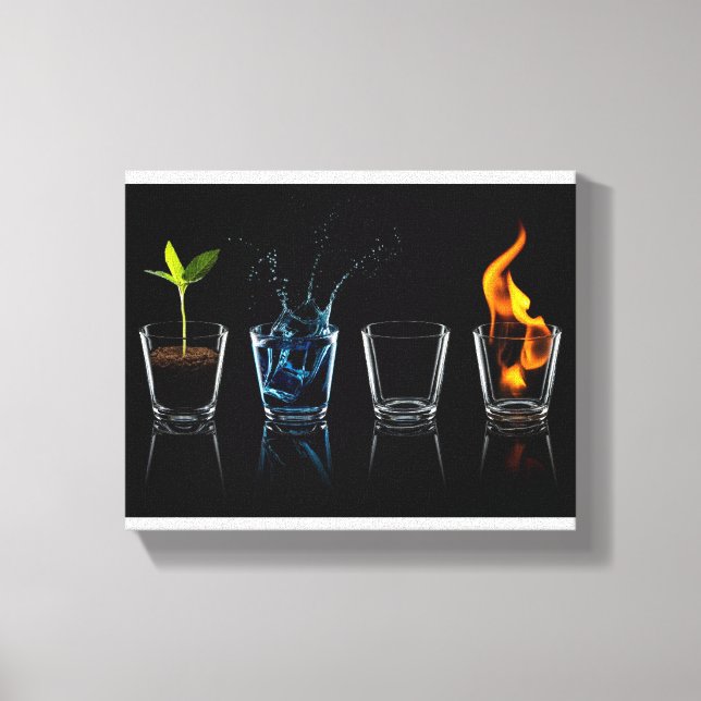 The Four Elements Canvas Print (Front)