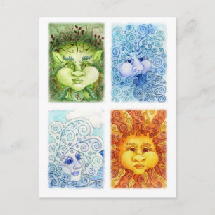 The Four Elements Postcard