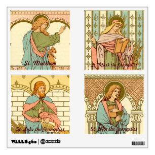 The Four Evangelists (RLS 20b) Square Wall Decal
