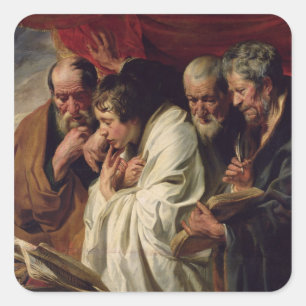 The Four Evangelists Square Sticker