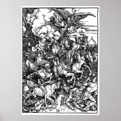 The Four Horsemen Durer 1511 Poster