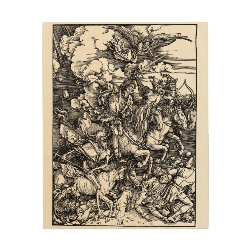 The Four Horsemen Durer 1511 Wood Wall Art