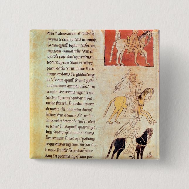 The Four Horsemen of the Apocalypse Button (Front)