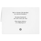 The Four Horsemen of the Apocalypse - Card (Back Horizontal)