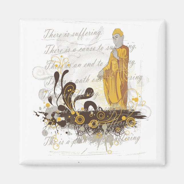 The Four Noble Truths Magnet (Front)