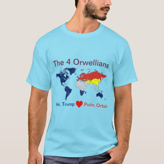 The Four Orwellians T-Shirt (Front)