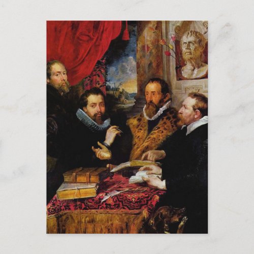 The Four Philosophers Peter Paul Rubens Postcard