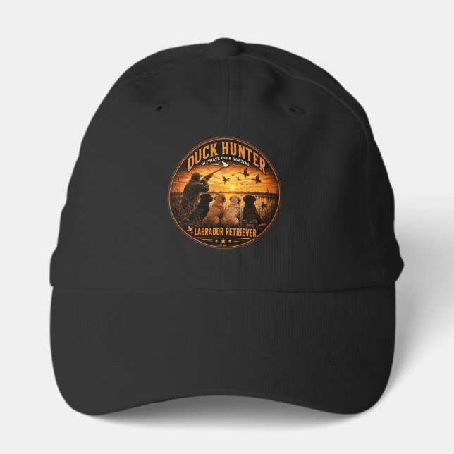 The Four Retrievers – Duck Hunting  Performance Cap (Front)