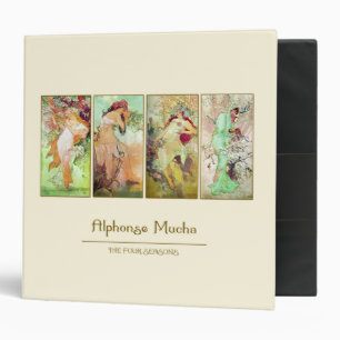 The four seasons, Alphonse Mucha Binder