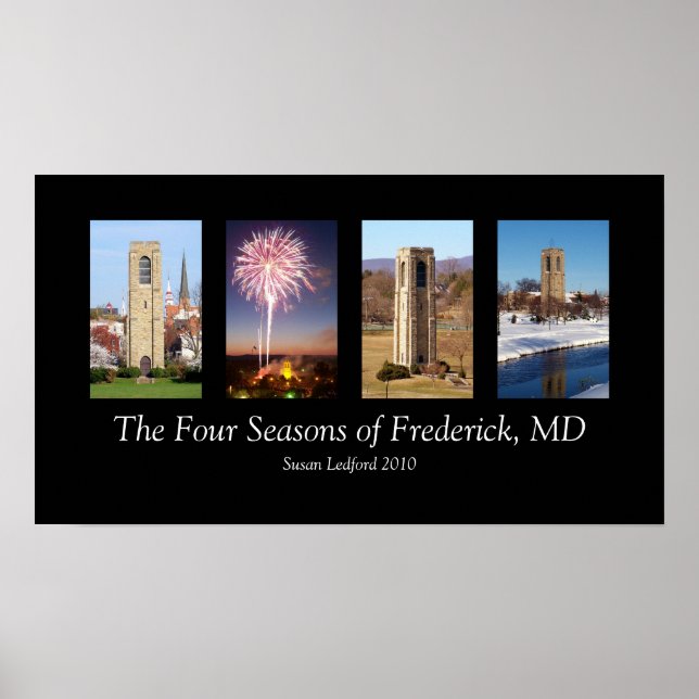 The Four Seasons of Frederick, MD Poster (Front)