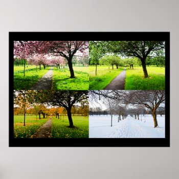 The Four Seasons Poster by TheWorldOutside at Zazzle