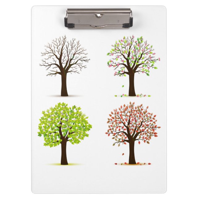 The Four Seasons Trees Clipboard (Front)