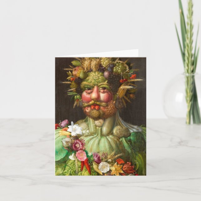 The Four Seasons: Vertumnus - Giuseppe Arcimboldo Card (Front)