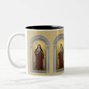 THE FOUR ST. TERESA THERESE CARMELITES Two-Tone COFFEE MUG