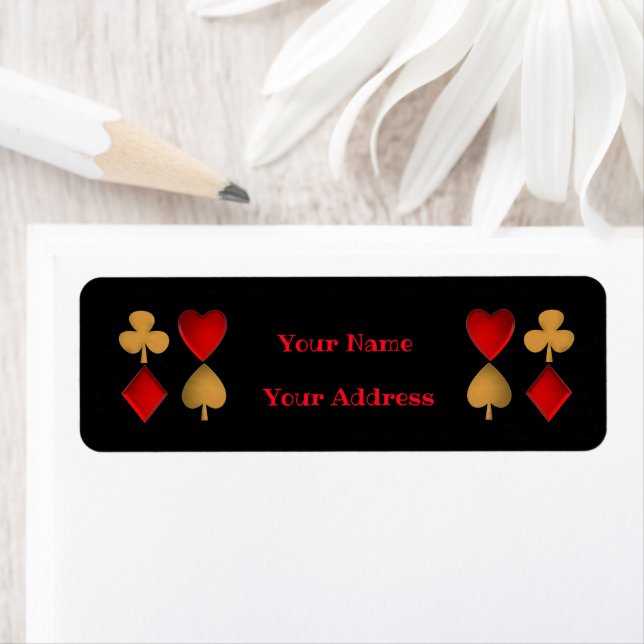 The four suits,Personalized Label (Insitu)