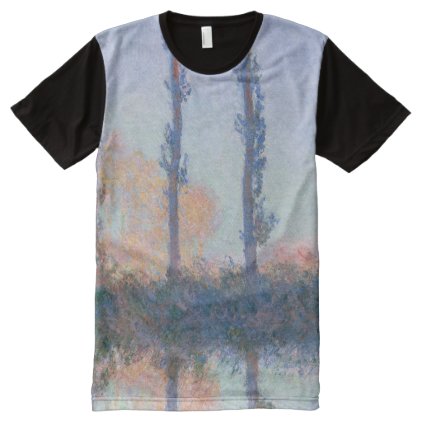 The Four Trees by Claude Monet All-Over-Print T-Shirt