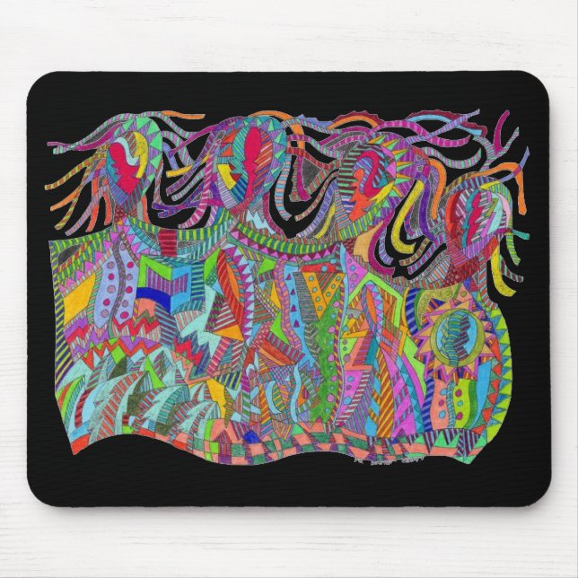 The four wise men mouse pad (Front)