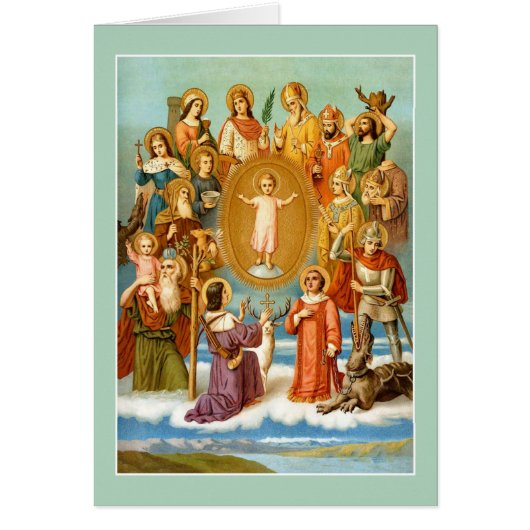 The Fourteen Holy Helpers Cards (Front)