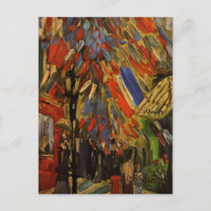 The Fourteenth of July Celebration in Paris Postcard