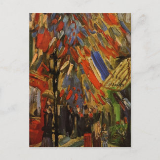 The Fourteenth of July Celebration in Paris Postcard