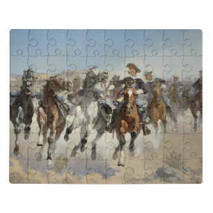 The Fourth Troopers Moving the Led Horses Jigsaw Puzzle