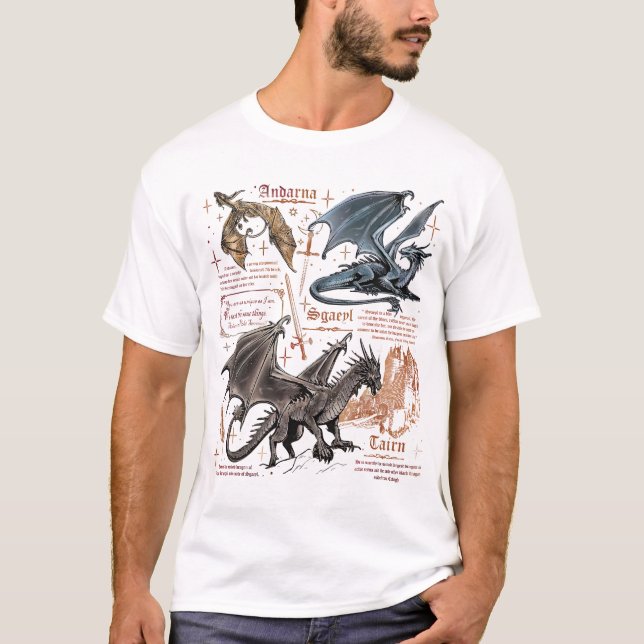 The Fourth Wing Dragon Rider  T-Shirt (Front)