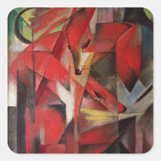 The Fox, 1913 Square Sticker (Front)