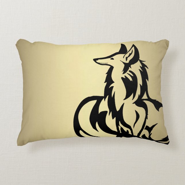 The Fox Accent Pillow (Front)