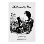 The Fox and the Crow - Aesop&#39;s Fable Poster