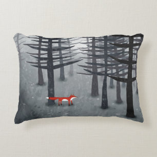 The Fox and the Forest Accent Pillow