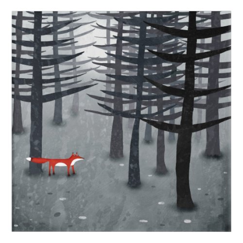 The Fox and the Forest Acrylic Print