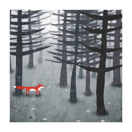 The Fox and the Forest Canvas Print